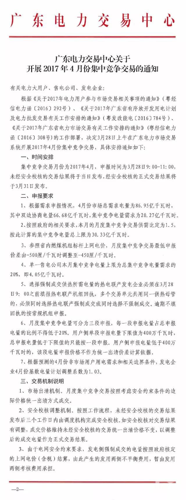 廣東4月份集中競價交易猜想 會到多少分？