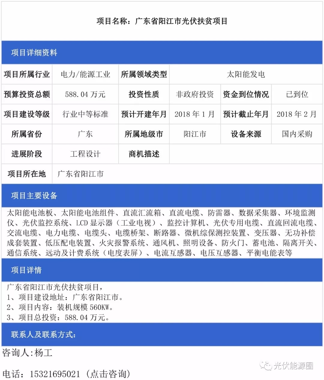 河南、廣東、安徽光伏電站項目