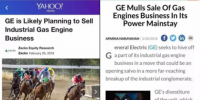 聚焦｜GE“可能計劃出售工業(yè)燃氣內(nèi)燃機”的背后：工業(yè)大拿齊“瘦身”！