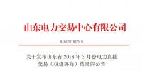 山東3月電力直接交易(雙邊協(xié)商)：達(dá)成交易電量3484110兆瓦時