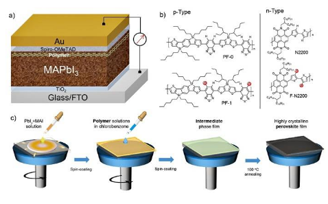 蘇州大學馬萬里團隊Adv. Funct. Mater.：共軛聚合物助力鈣鈦礦電池效率及穩(wěn)定性