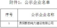 貴州電力交易中心公示1家售電公司