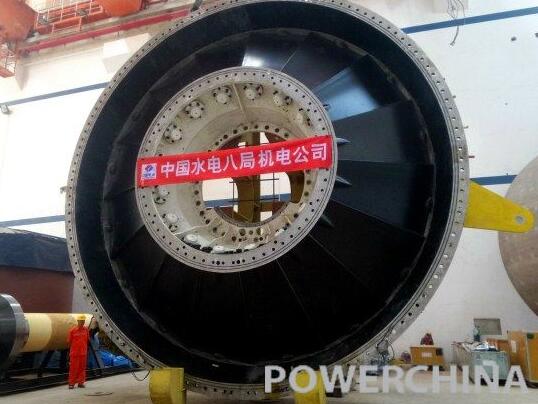 柬埔寨桑河二級水電站6#機組導(dǎo)水機構(gòu)吊裝