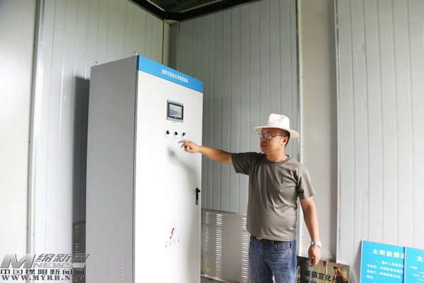 綿陽(yáng)首座太陽(yáng)能提灌站在徐家鎮(zhèn)投用