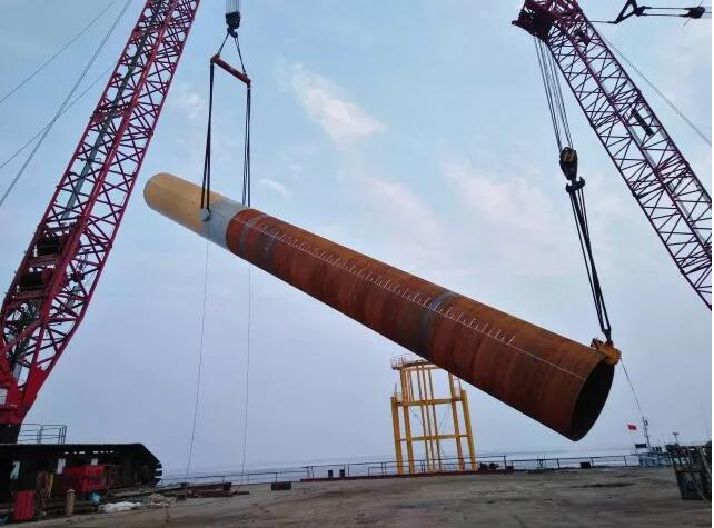 “海上風電大直徑單樁翻身鉗遛尾技術(shù)”獲先進操作法創(chuàng)新獎