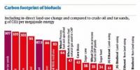 【數(shù)據(jù)】各種生物燃料能否減少碳排放？有的可以 有的卻比石油排放還高!