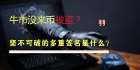 牛市還沒來幣就被盜了？堅不可破的多重簽名是什么