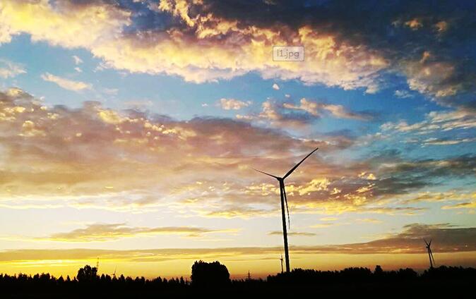 臨西運河200兆瓦風電場項目一期100兆瓦全容量并網發(fā)電