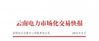 云南電力市場化交易快報(bào)（2018年9月）