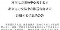 河南公示北京推送的河南國(guó)能國(guó)鑫售電有限公司